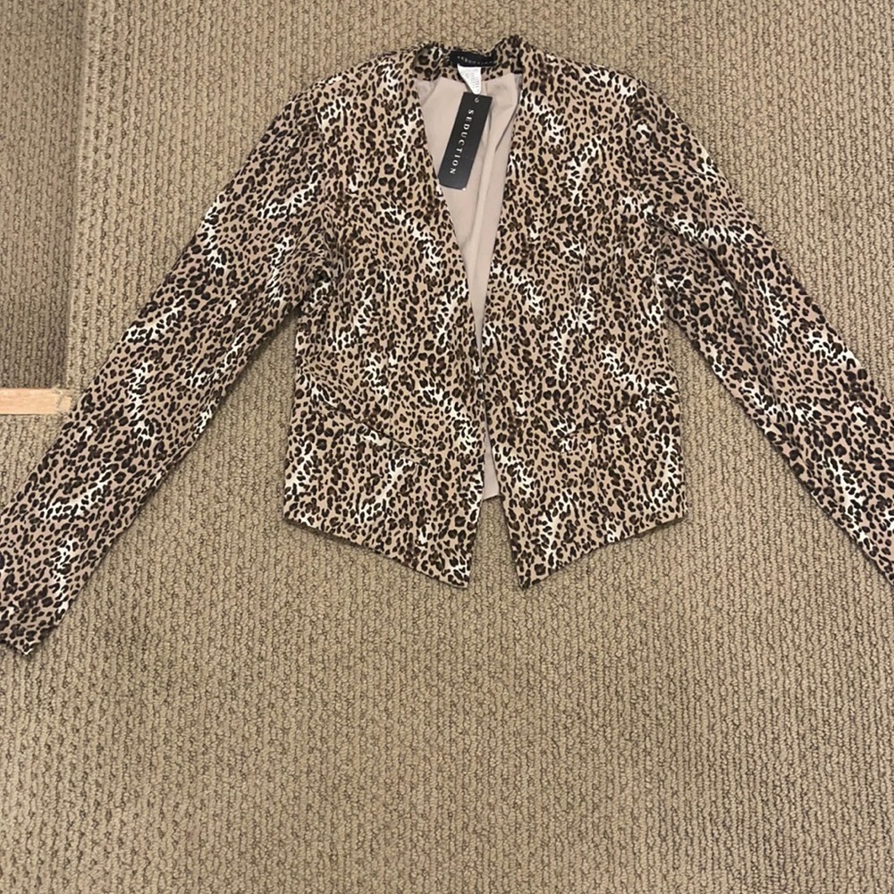 Brand new Animal print Blazer jacket.